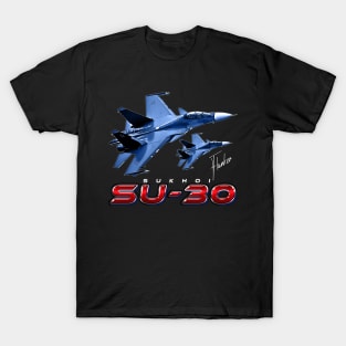 Sukhoi SU-30 Flanker Russian Fighterjet T-Shirt